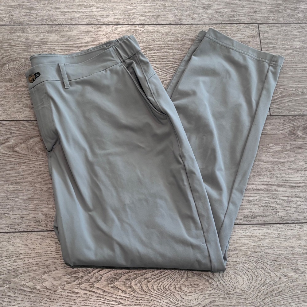 Public Rec All Day Every Day Pants Mens 36x30 Gray Tapered Stretch Chino Golf